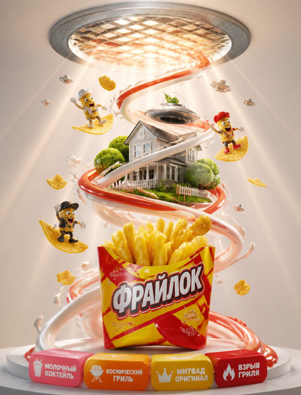 Frylok Premium Absurdist Chip Poster
