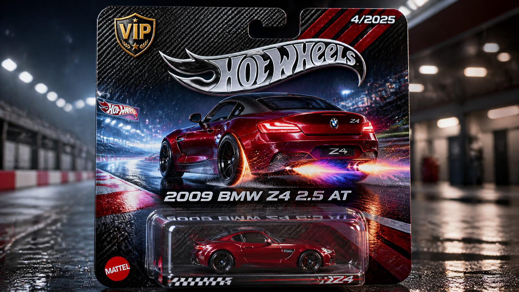 Custom Hot Wheels 2009 BMW Z4 Racing Edition