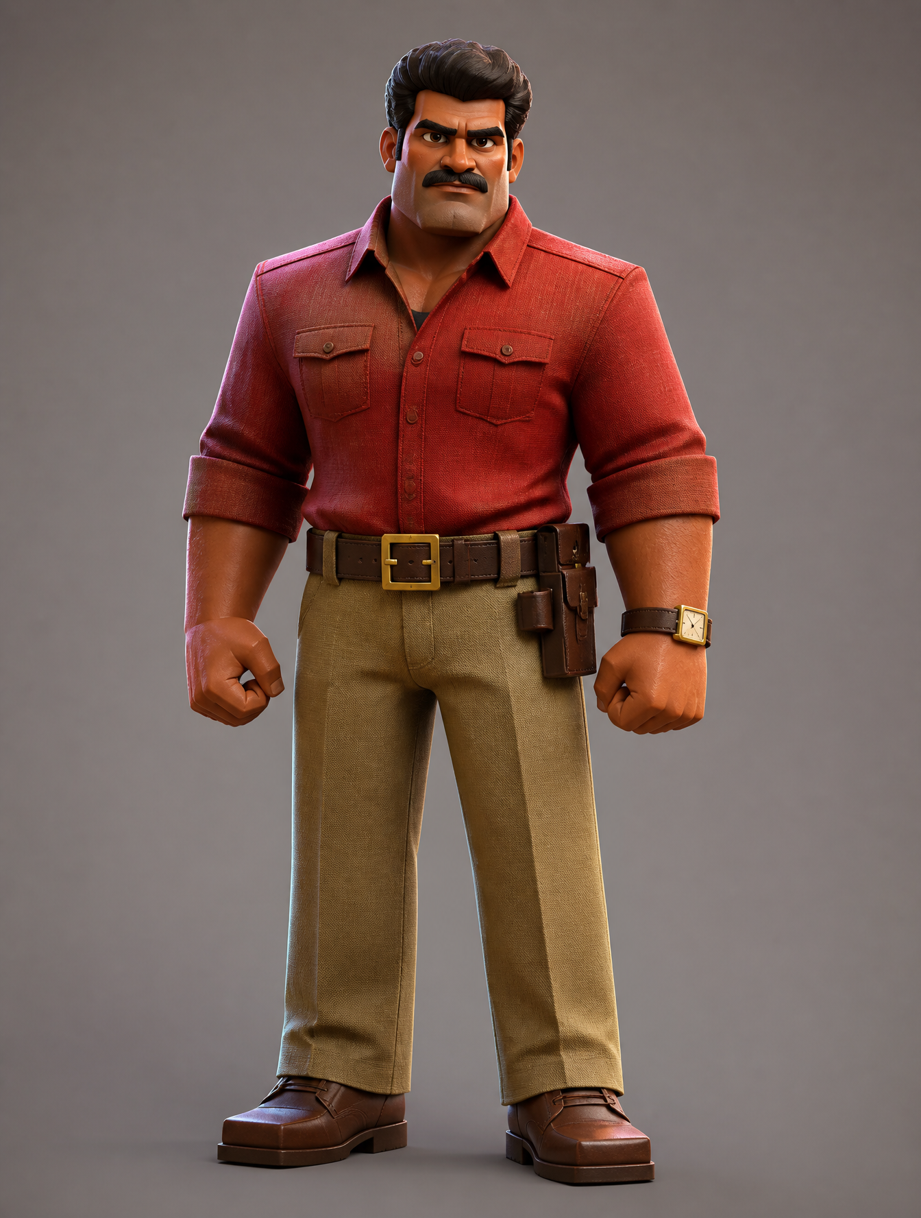 Premium Square-Shape 3D Character Stylization