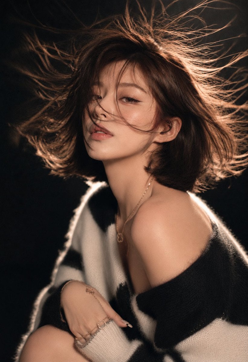 90s Editorial Luxe Studio Portrait - alternate