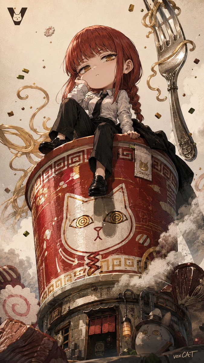 Whimsical Ramen Throne Miniature Poster - alternate