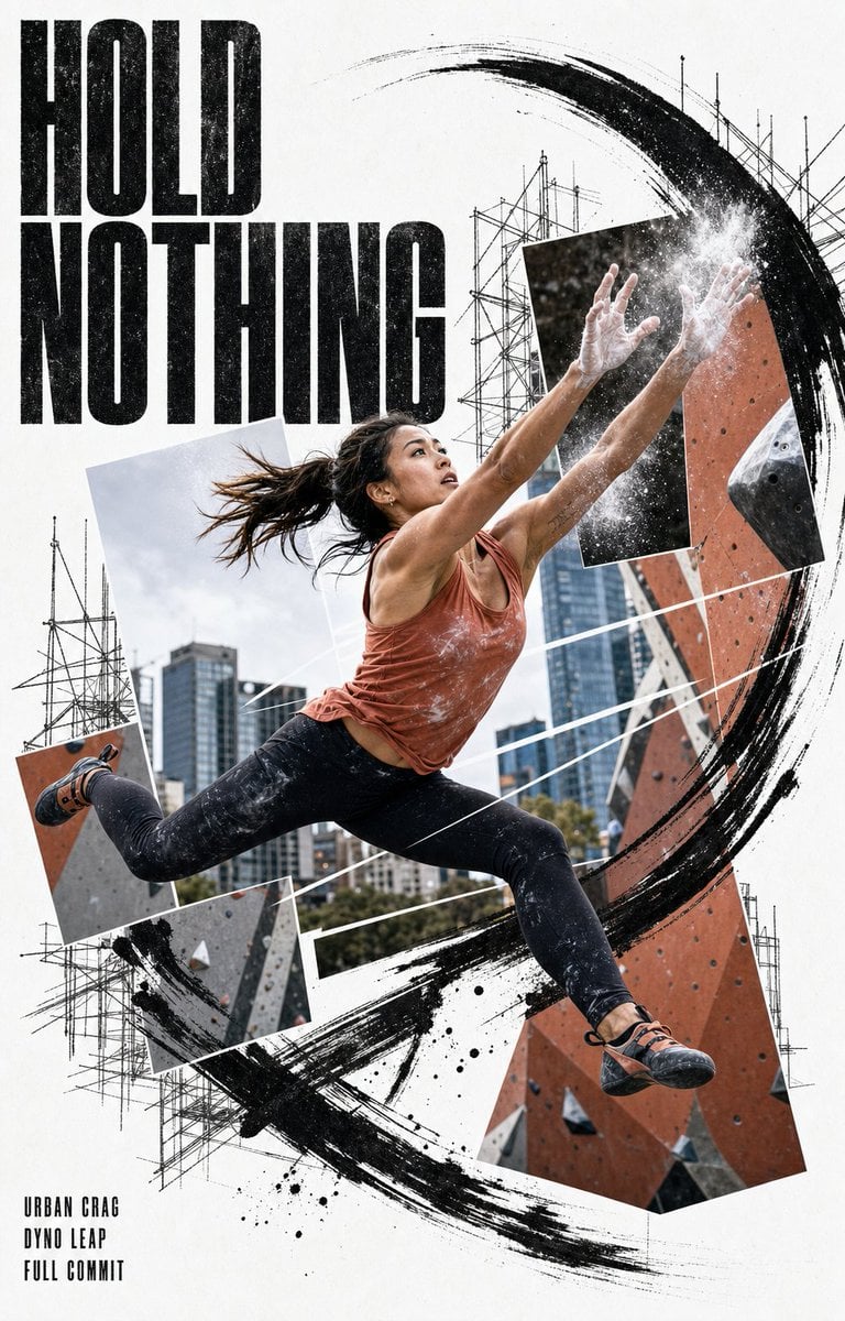 Dynamic Fragmented Action Poster - alternate