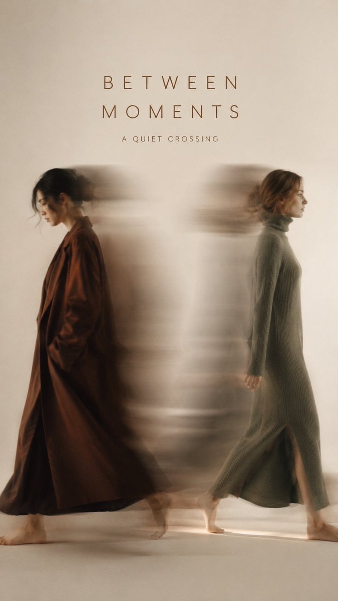 Experimental Slow-Shutter Fashion Editorial Poster - alternate