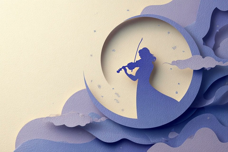 Modern 3D Paper-Cut Layered Art - alternate