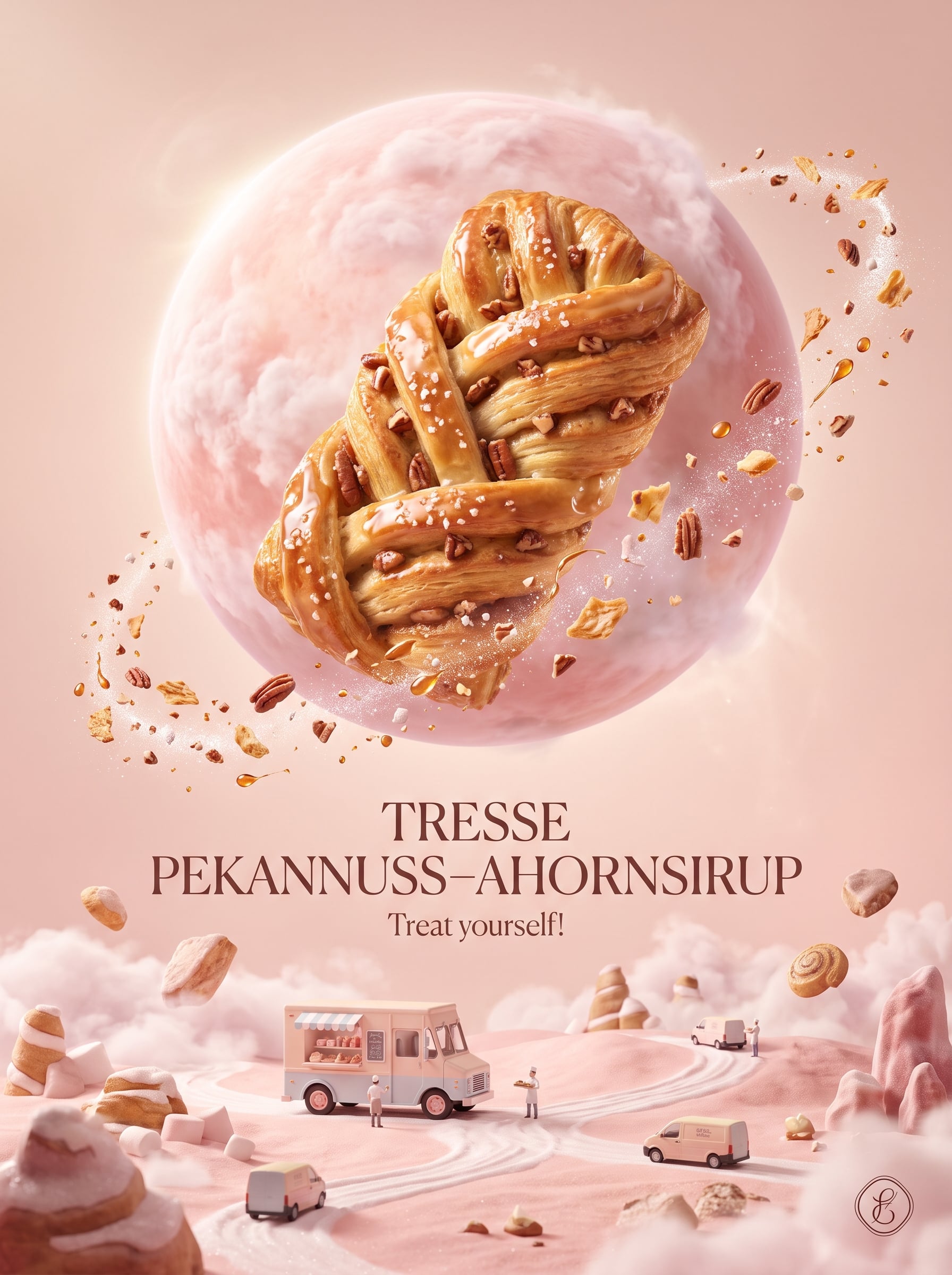 Celestial Maple Pecan Braided Pastry Fantasy
