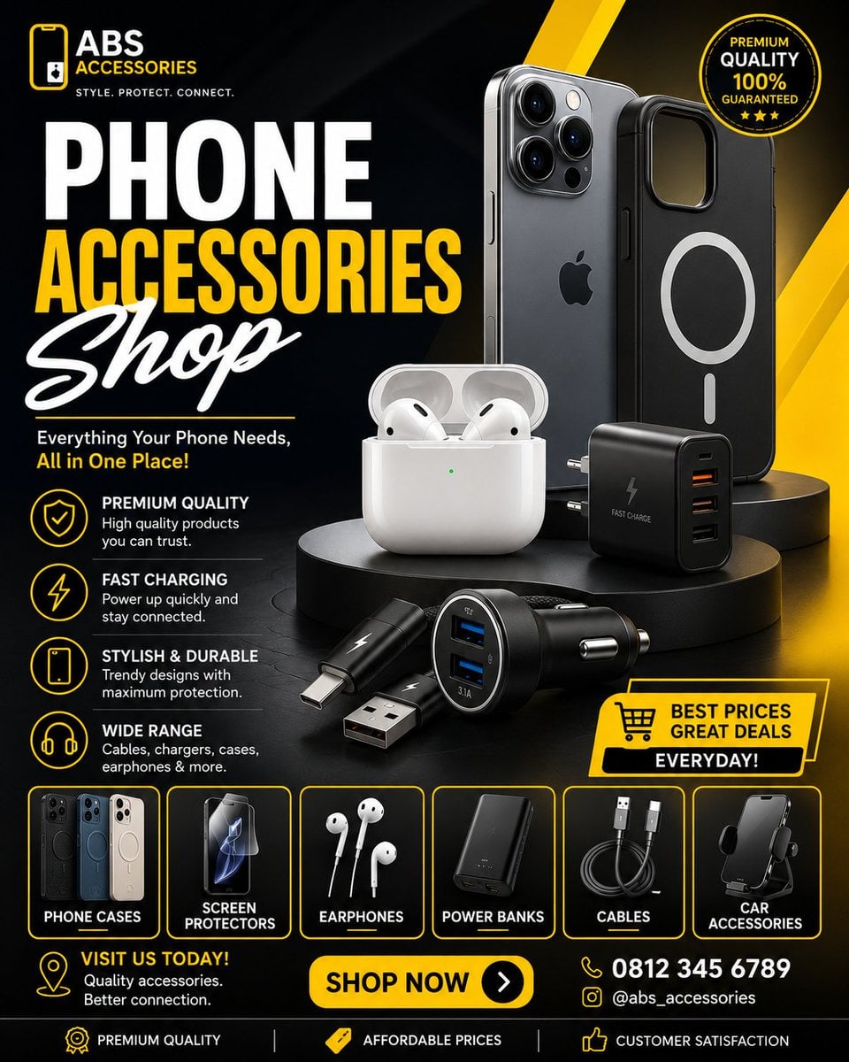Luxury Tech Gear Commercial Poster