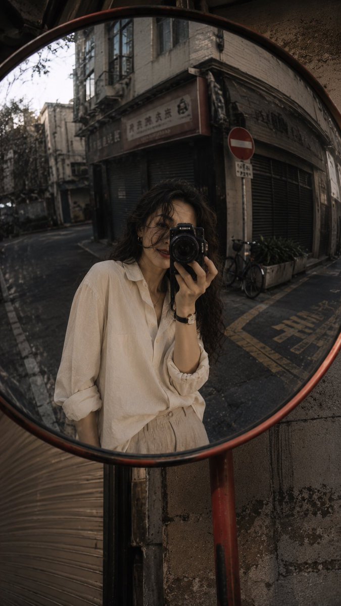 Candid Moment on a Quiet City Corner