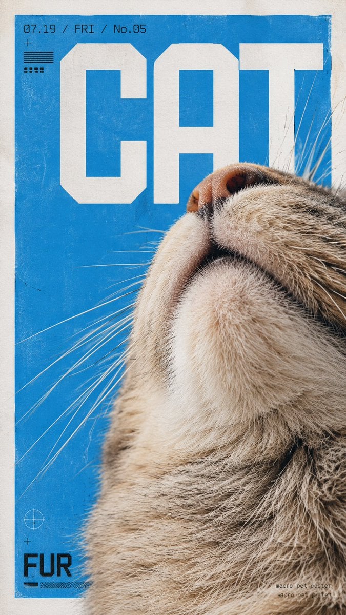 Experimental Macro-Photography Grid Poster - alternate