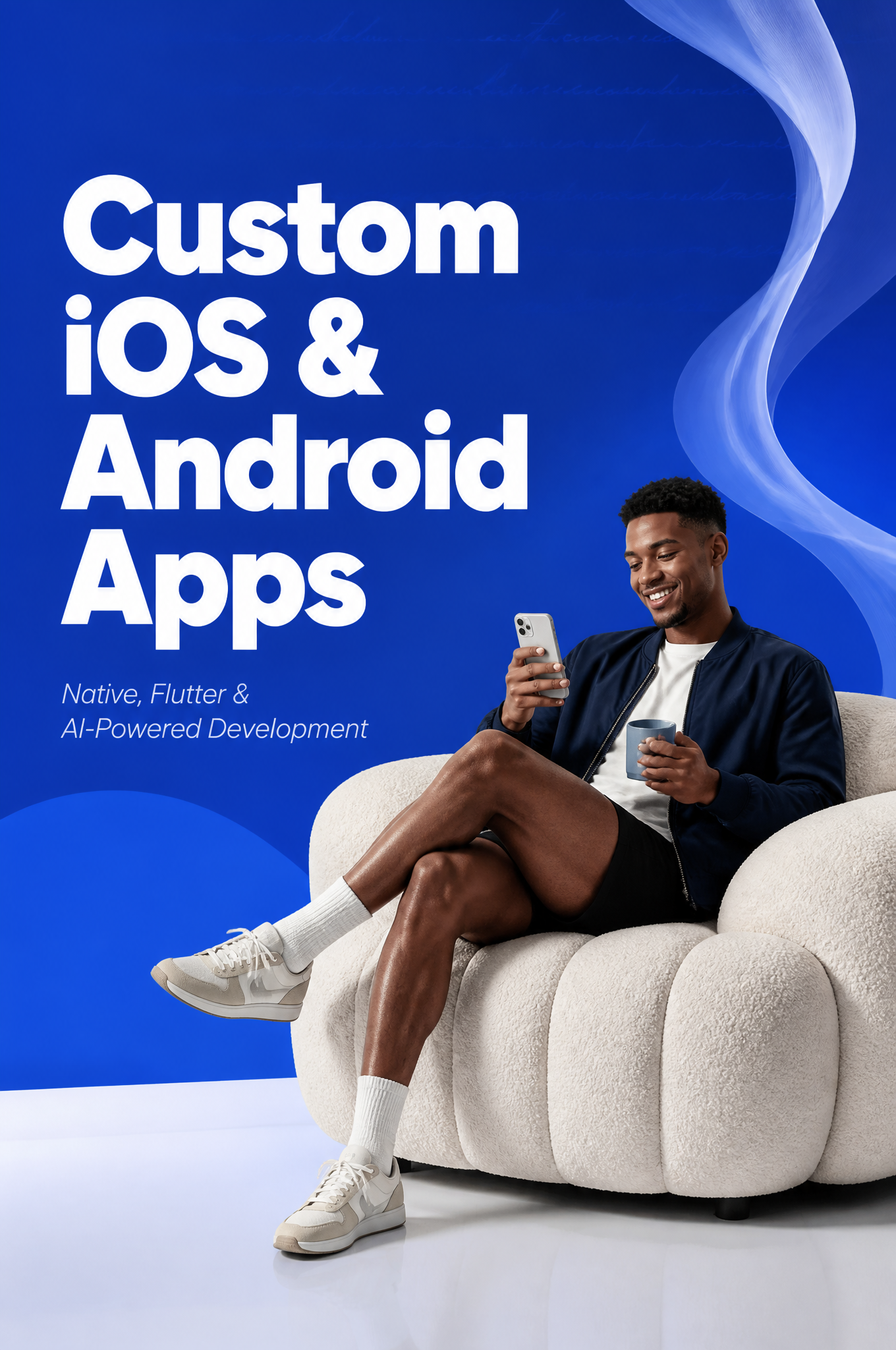 Modern App Development Luxury Social Media Poster