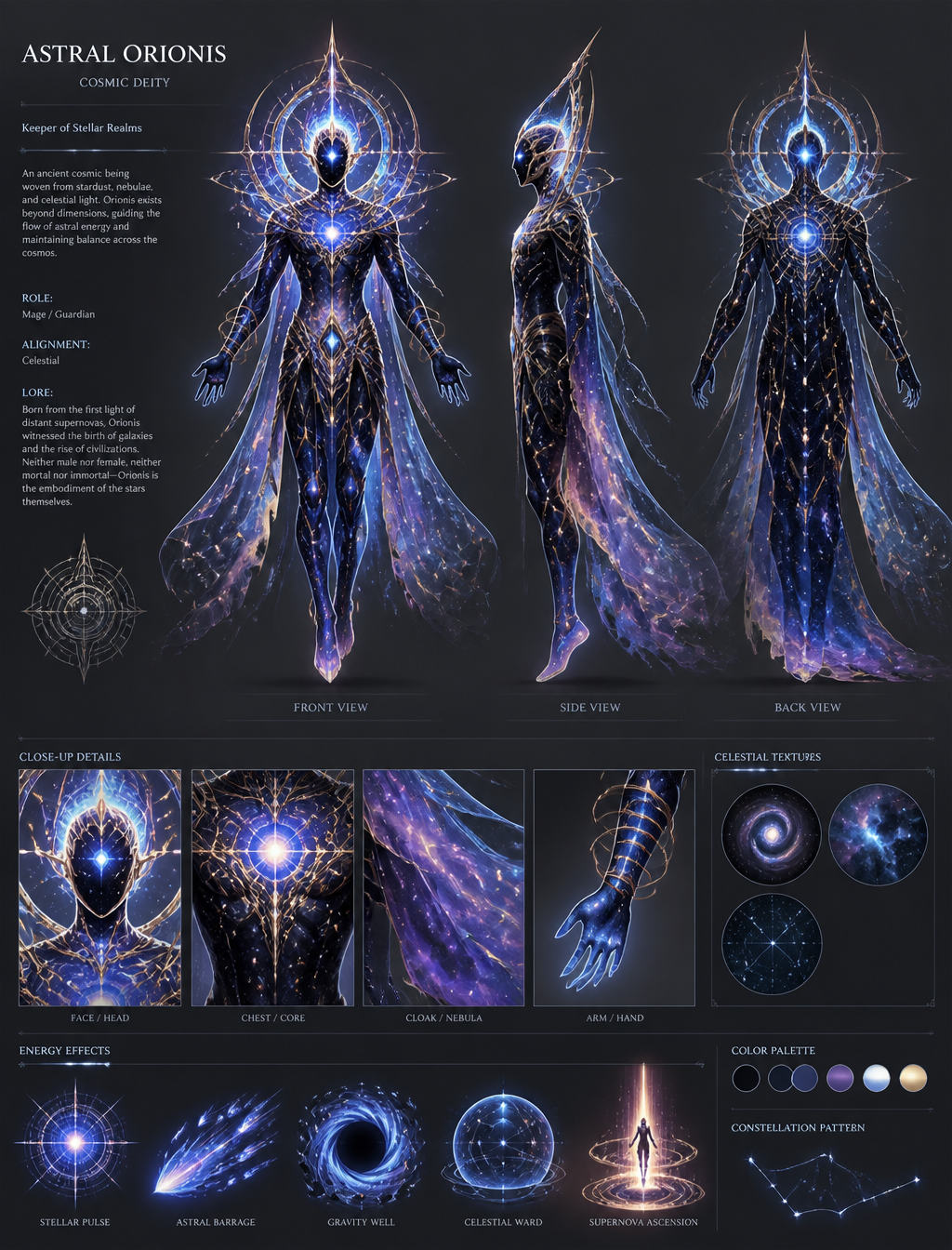 Celestial Nebula Sovereign Character Sheet