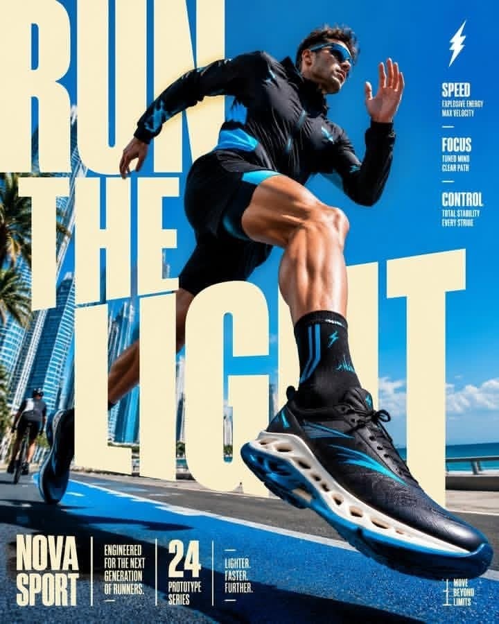Urban Boxing High-Contrast Editorial Poster - alternate