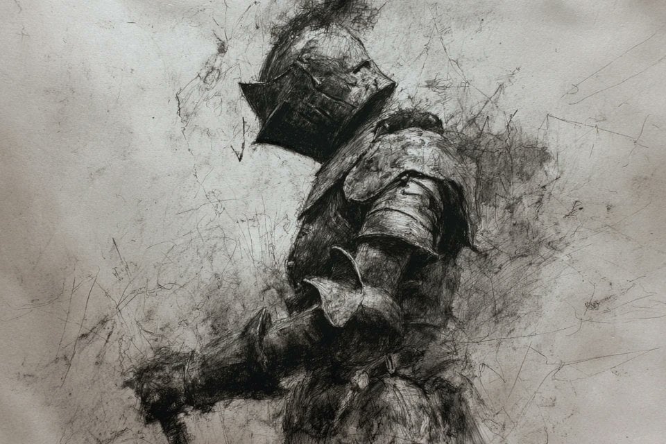 Raw Charcoal Essence Sketch