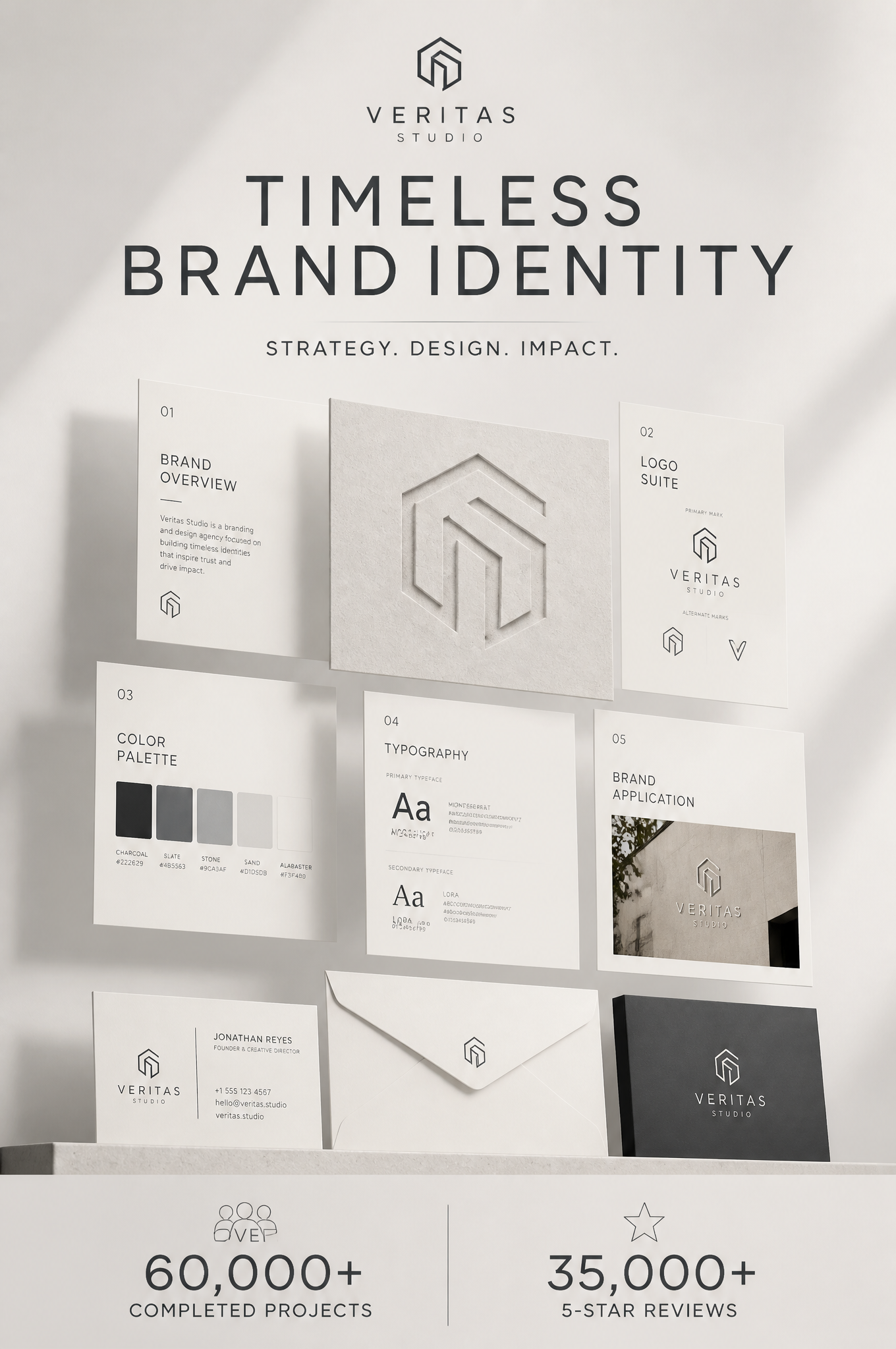 Minimalist Brand Architecture Showcase