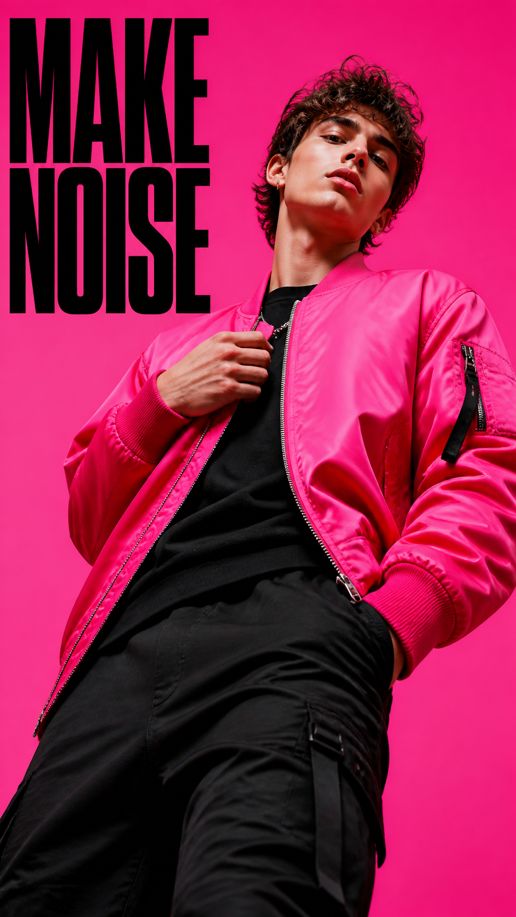 Neon Edge Gen-Z Fashion Editorial