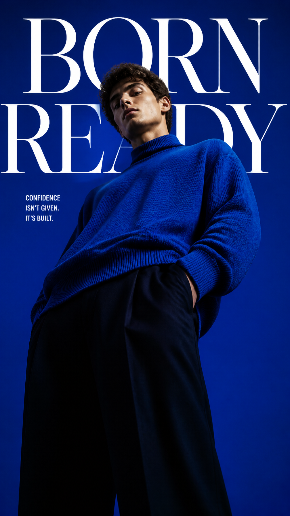 Cobalt Blue Avant-Garde Fashion Editorial