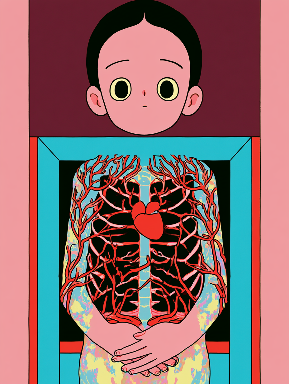 Surreal Vascular Anatomy Portrait