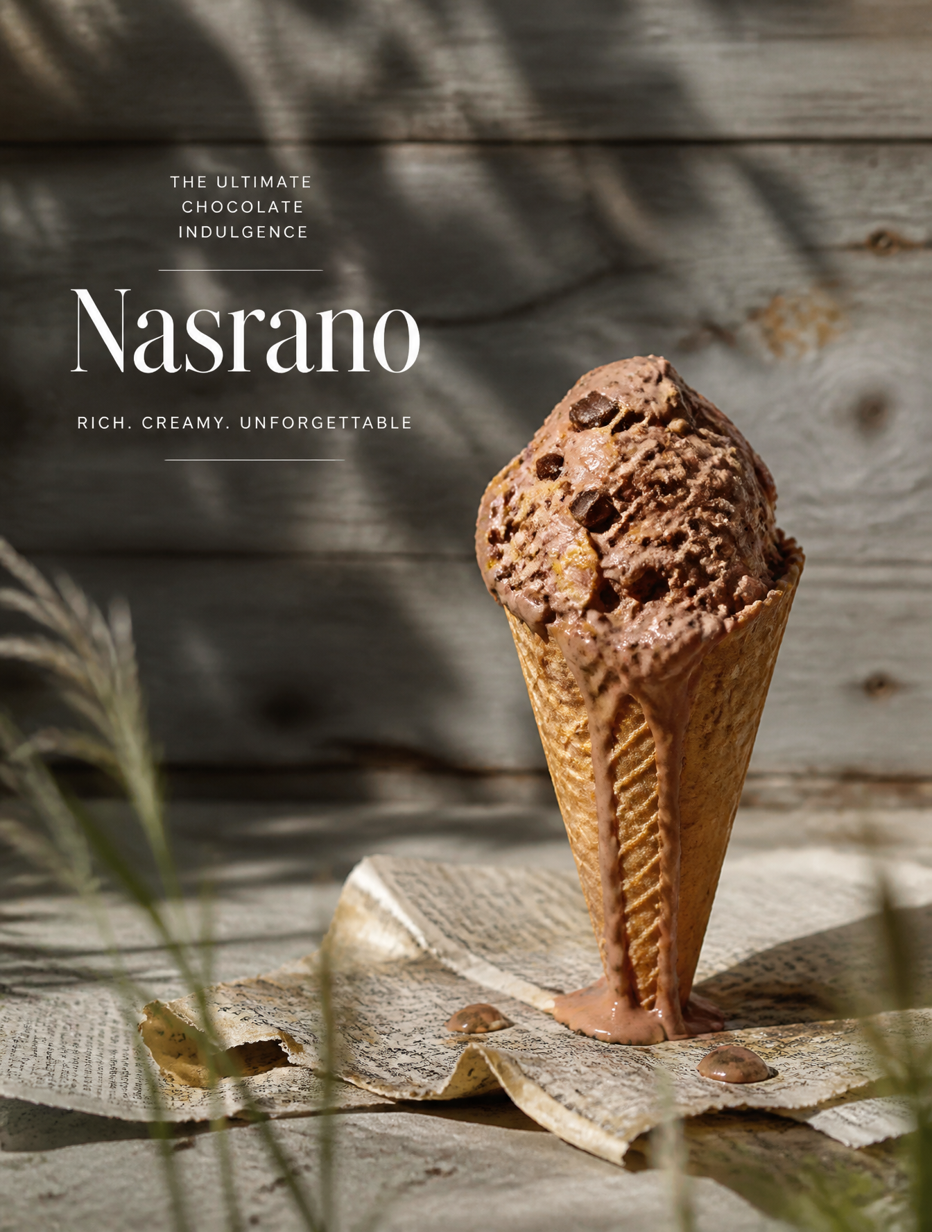 Artisanal Melting Chocolate Cone