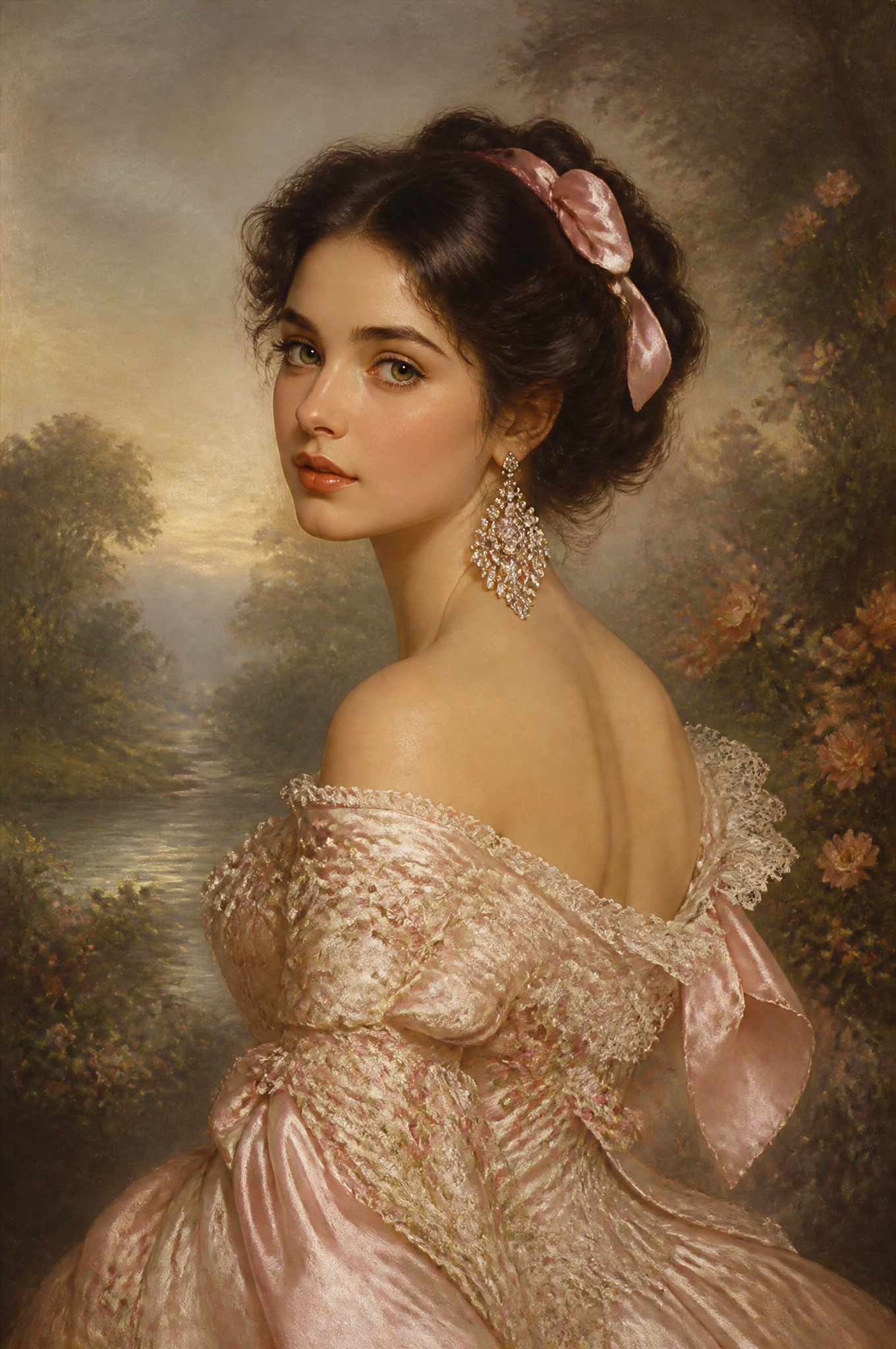 Rococo Elegance in Romantic Garden