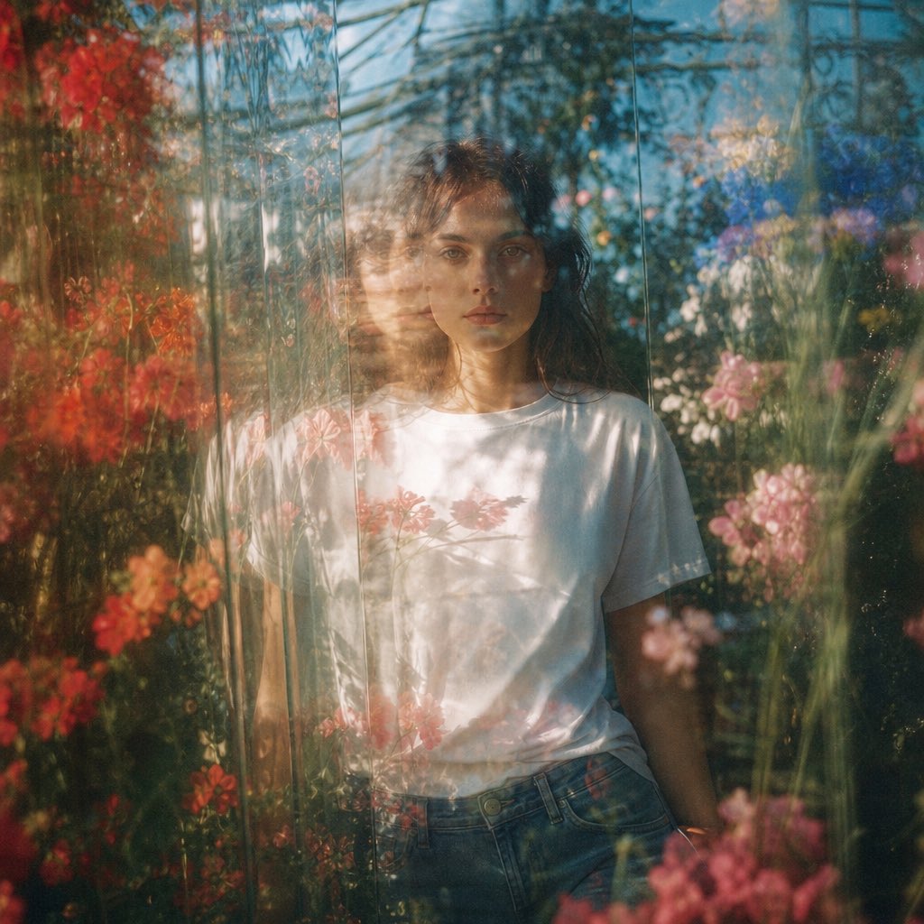 Prismatic Glass Greenhouse Portrait