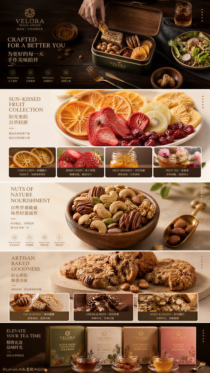 Ultra-Premium Gourmet Convenience Brand Vertical Sales Key Visual