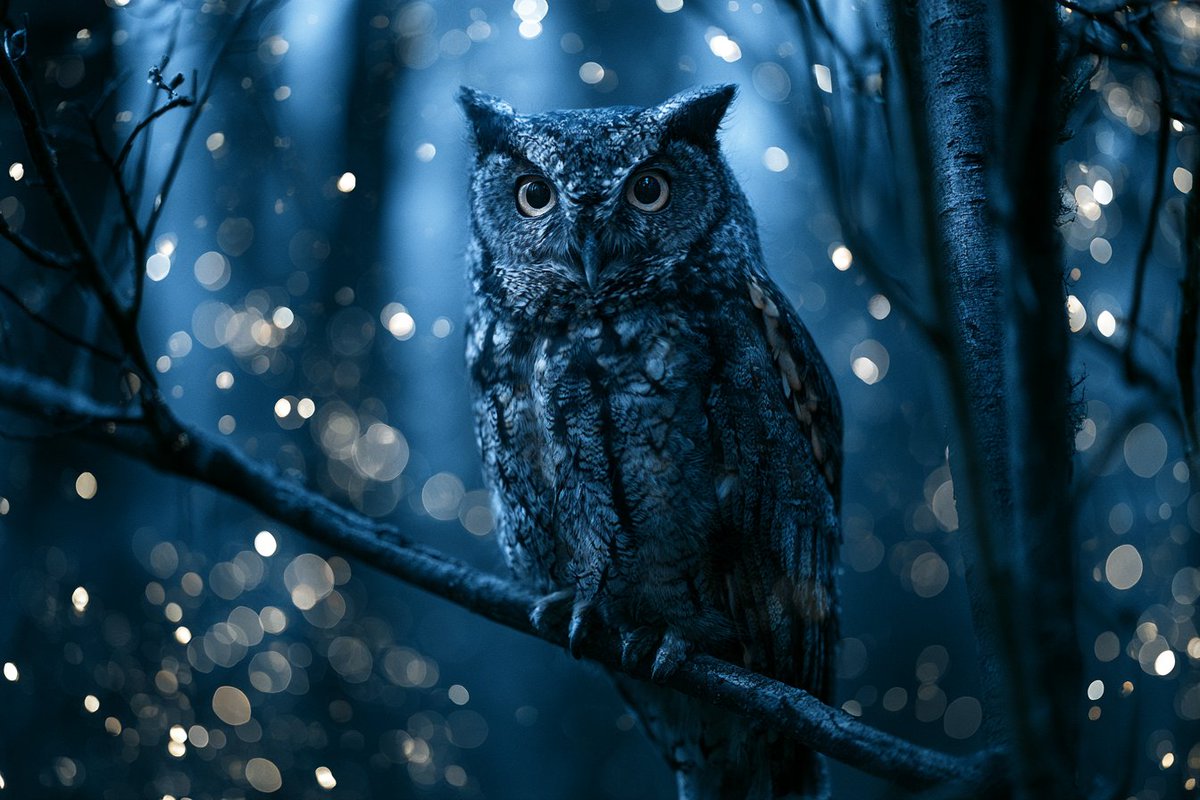 Mystical Bioluminescent Woodland
