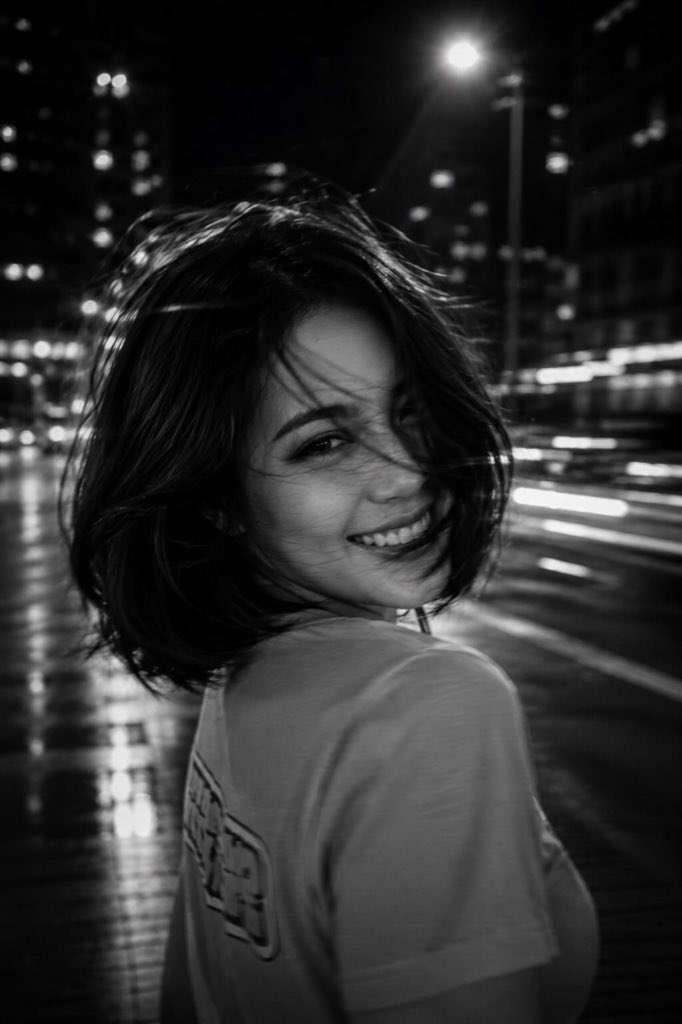 Ethereal Urban Motion Blur Portrait