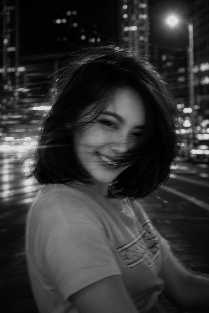 Ethereal Urban Motion Blur Portrait - alternate