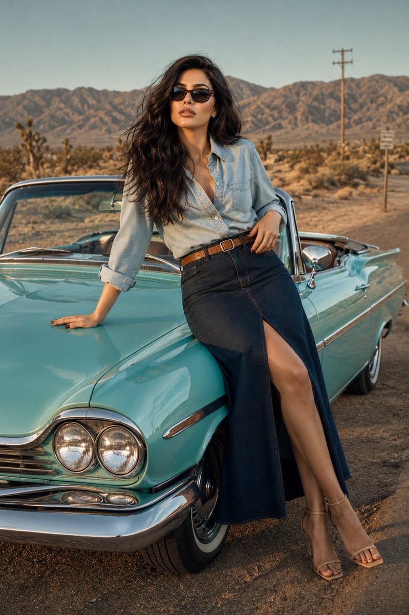 Desert Vintage Luxury Fashion Editorial - alternate