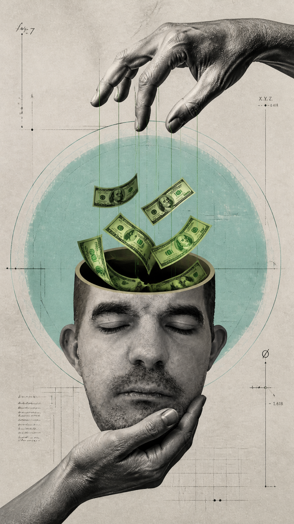 Psychological Strings of Wealth