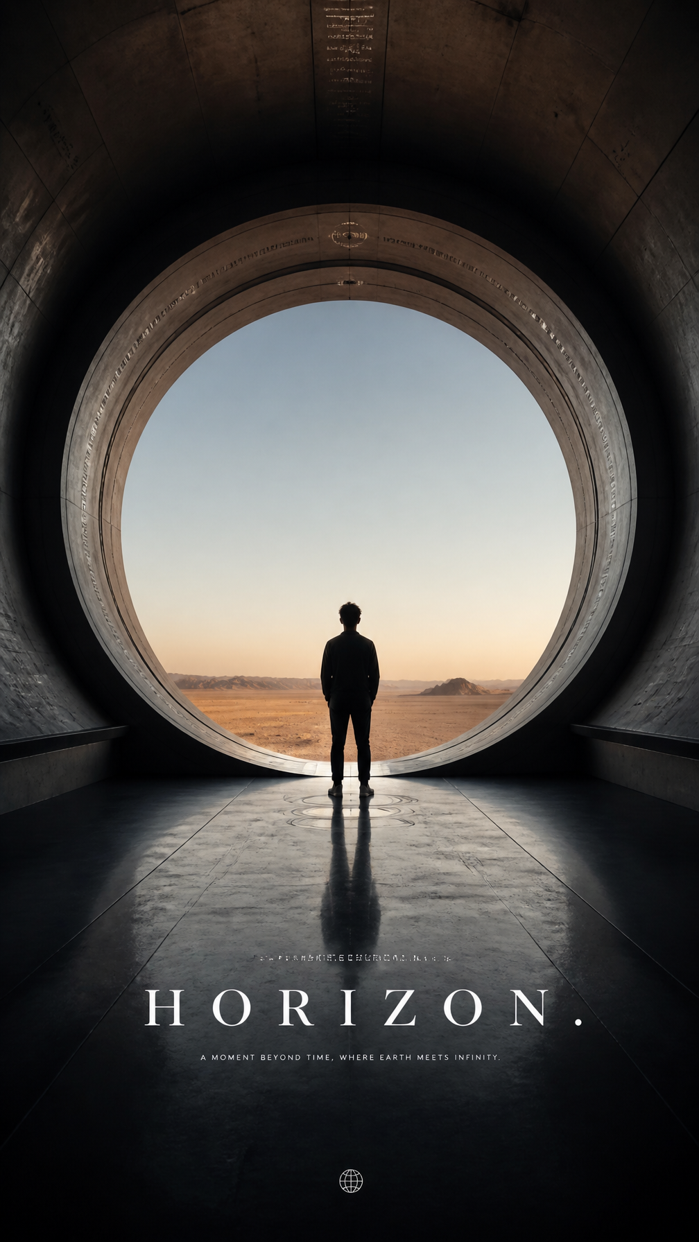 Desert Observatory Silhouette Editorial