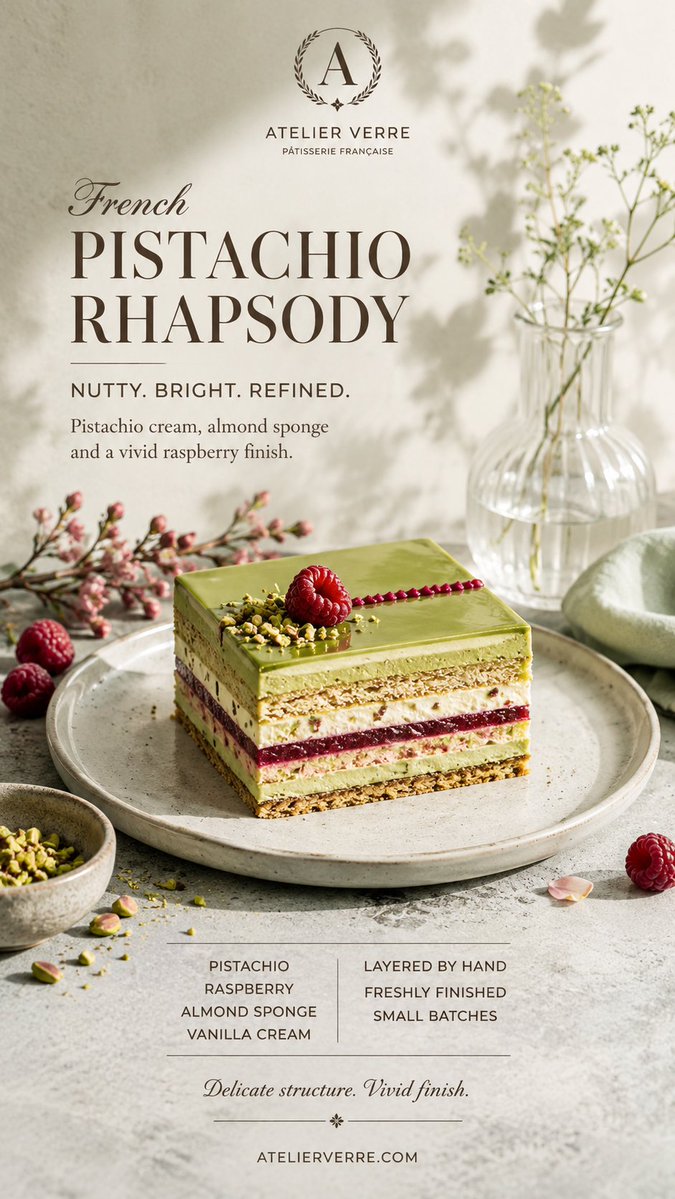 Premium French Pâtisserie Editorial Poster - alternate