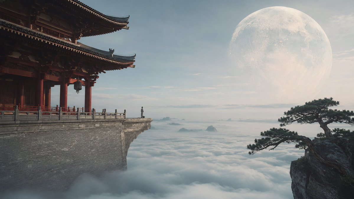Celestial Tang Dynasty Dreamscape - alternate