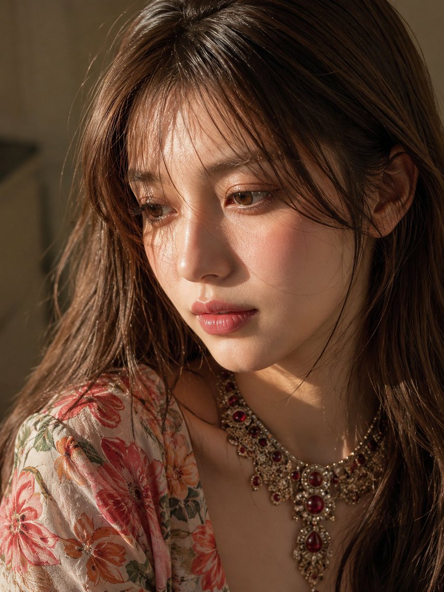 Golden Hour Elegance Portrait - alternate